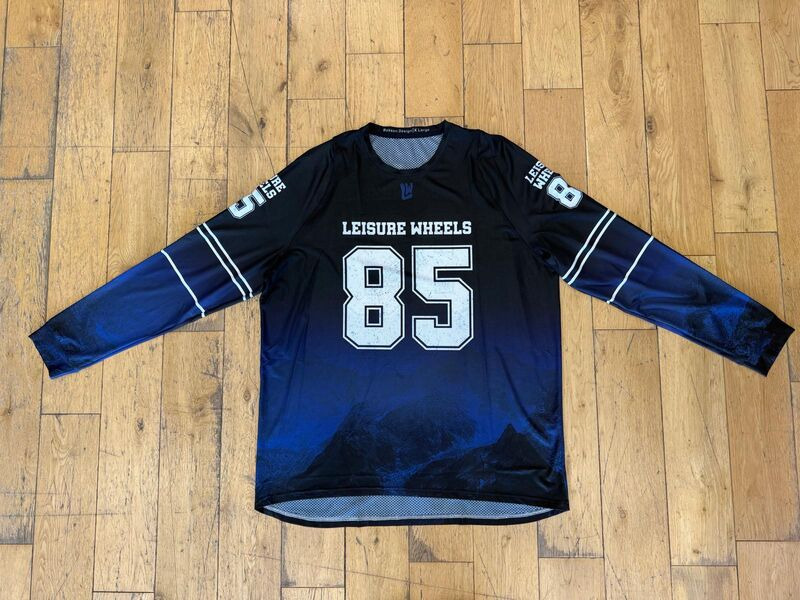 LEISURE WHEELS TEAM 2025 MTB JERSEY click to zoom image