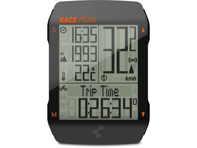 CUBE Cycle Computer Race Peak Black