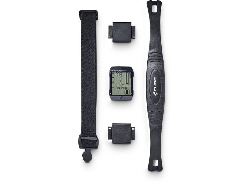 CUBE Cycle Computer Race Train Set Black click to zoom image