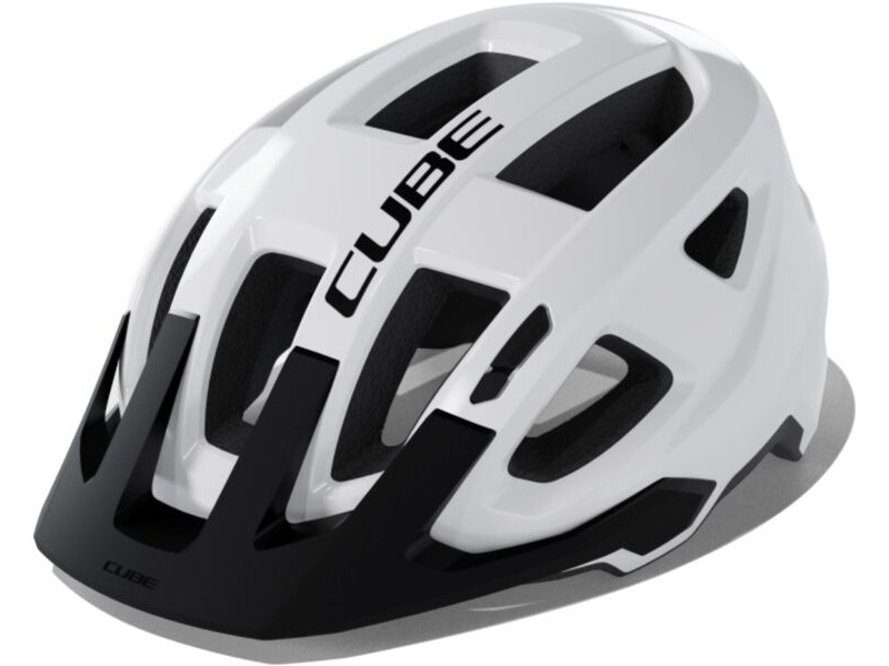 CUBE Helmet Fleet White click to zoom image