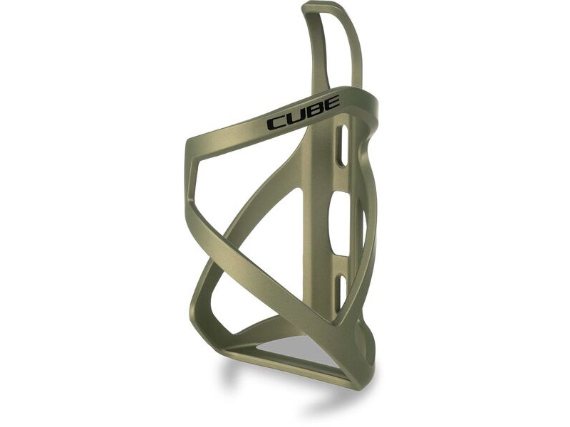 CUBE Bottle Cage Hpp Left-hand Sidecage Matt Reed Green/black click to zoom image