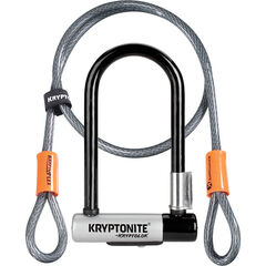 KRYPTONITE Kryptolok Mini-7 w/ Flex Cable &amp; Flexframe Bracket 