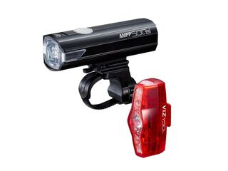 CATEYE Ampp 500s / Viz 150 Bike Light Set: 