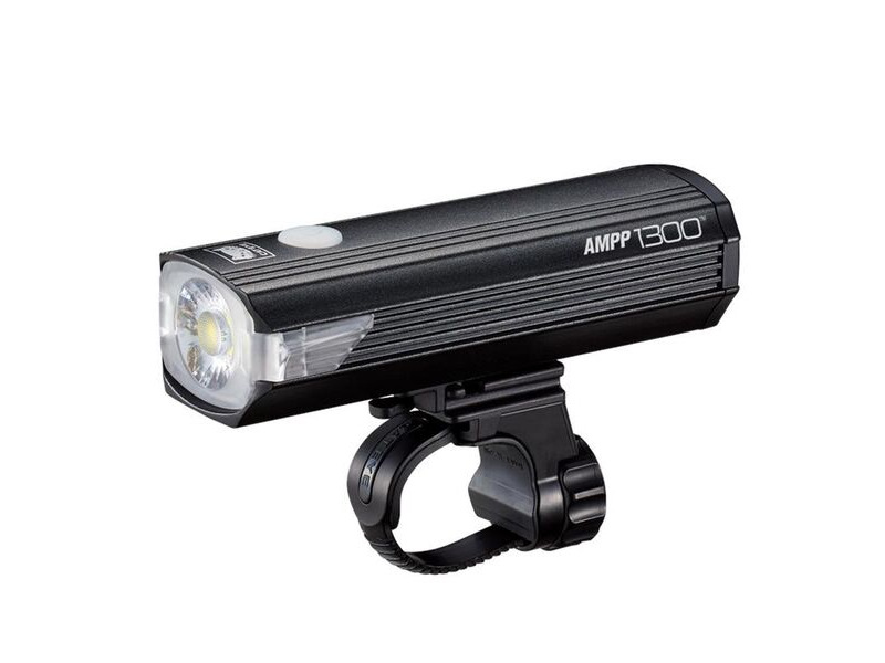CATEYE Ampp 1300 Front Bike Light Black Usb-c click to zoom image