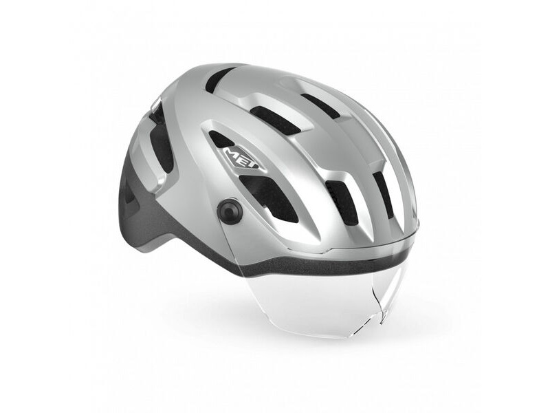 MET HELMETS Intercity Mips Silver click to zoom image