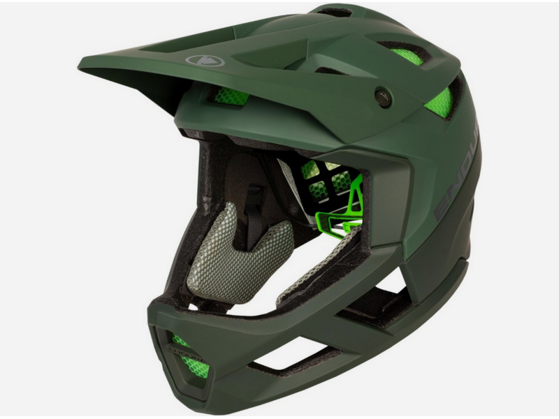 ENDURA MT500 Full Face MIPS Helmet ForestGreen click to zoom image