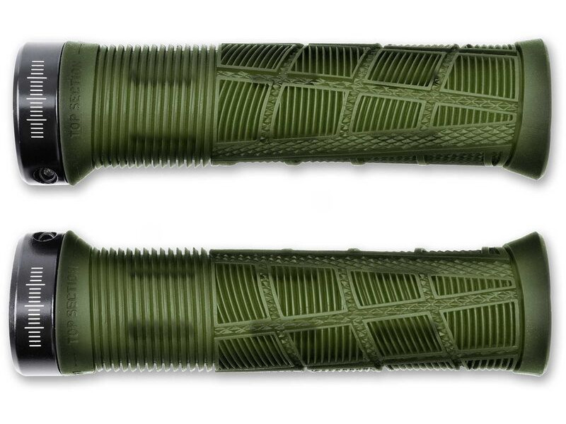 CUBE ACCESSORIES Grips Disrupt Translucent Olive click to zoom image