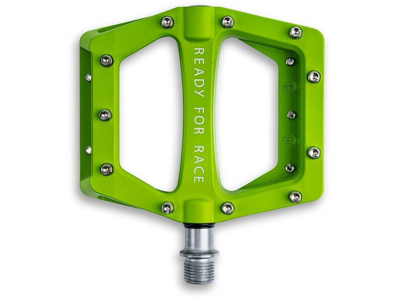 CUBE ACCESSORIES Pedals Flat Race Green click to zoom image