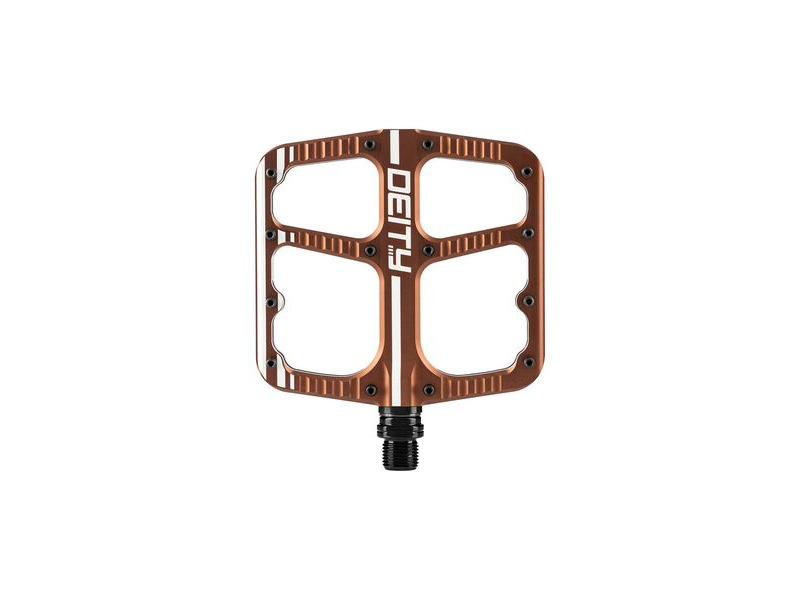 DIETY Flat Trak Pedals: Bronze click to zoom image