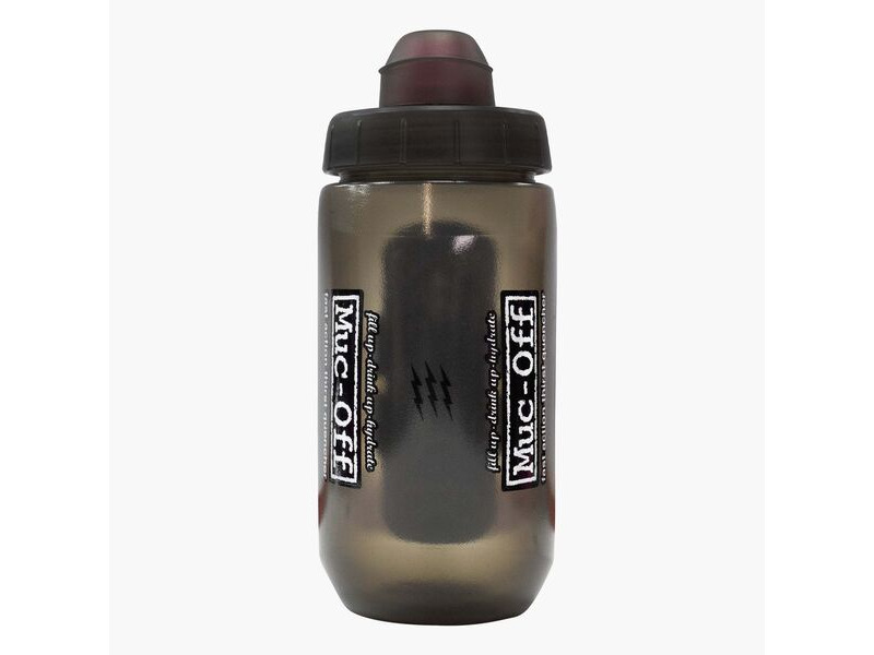 MUC-OFF x Fidlock Twist Bottle 450ml + bike base Smoked click to zoom image