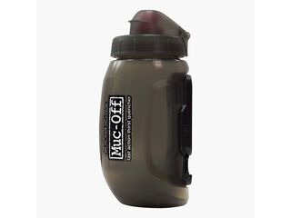 MUC-OFF x Fidlock Twist Bottle 450ml + bike base Smoked click to zoom image
