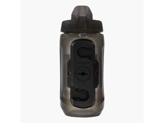 MUC-OFF x Fidlock Twist Bottle 450ml + bike base Smoked click to zoom image