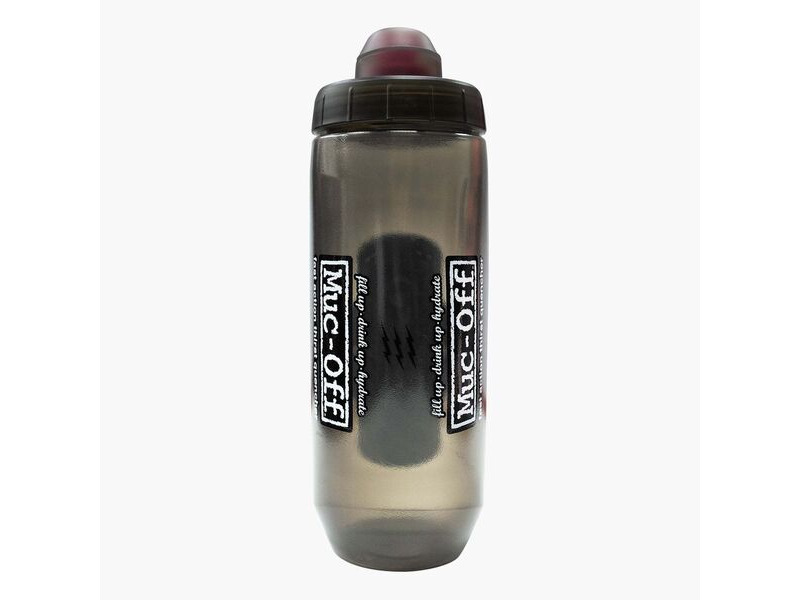 MUC-OFF x Fidlock Twist Bottle 590ml + bike base Smoked click to zoom image