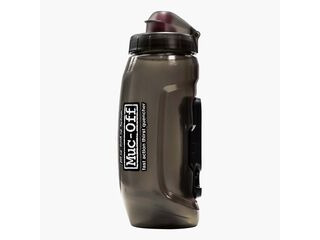 MUC-OFF x Fidlock Twist Bottle 590ml + bike base Smoked click to zoom image