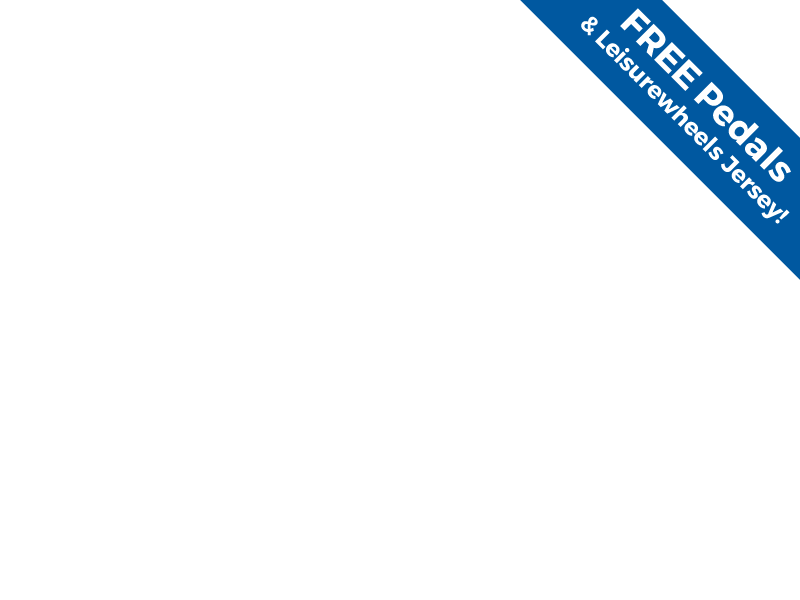 Free Pedals and a Leisurewheels Jersey (overlay image)